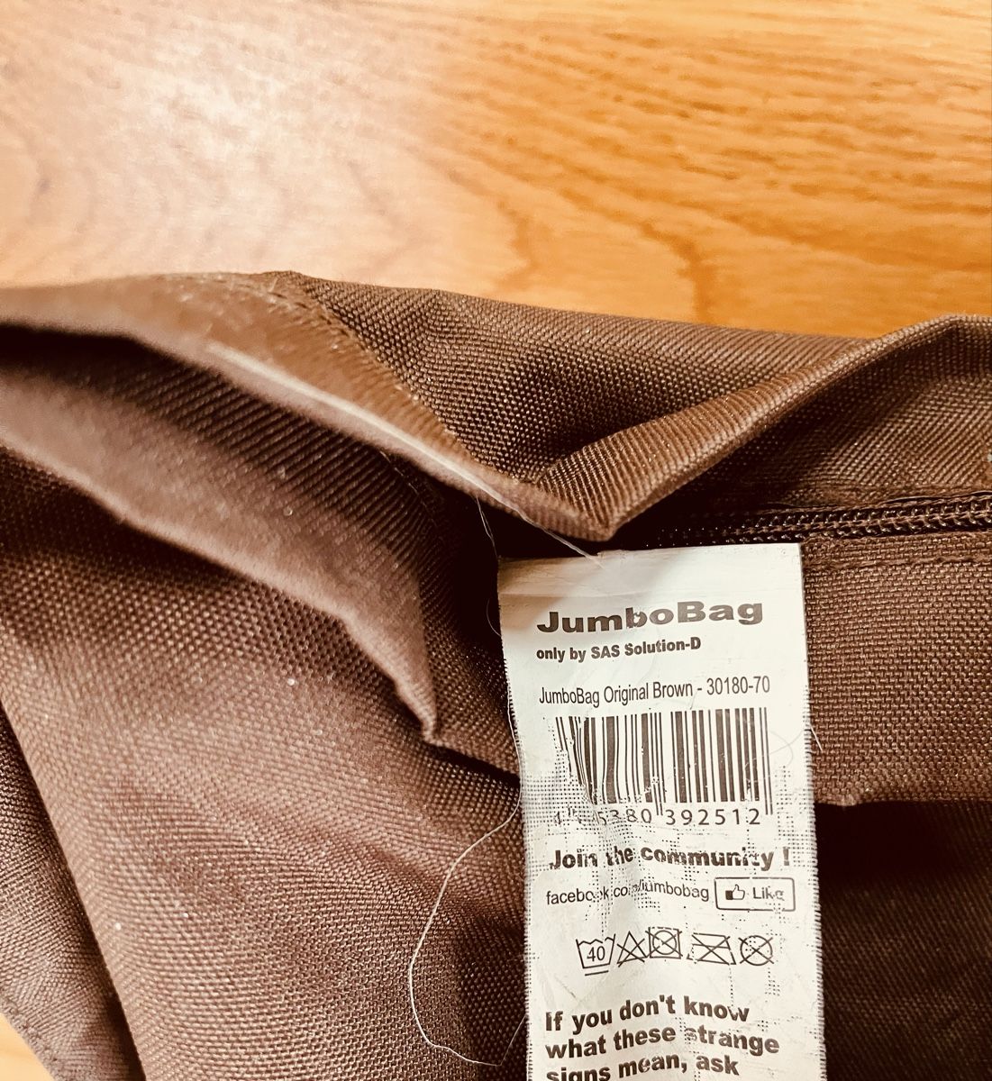 Cuscini: Pouf JumboBag chocolat – Usato da Versoix venduto da pas_fy5j 4