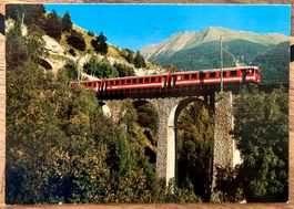Grengiols - (VS) Furka-Oberalp Bahn - Pendelzug bei Grengiol