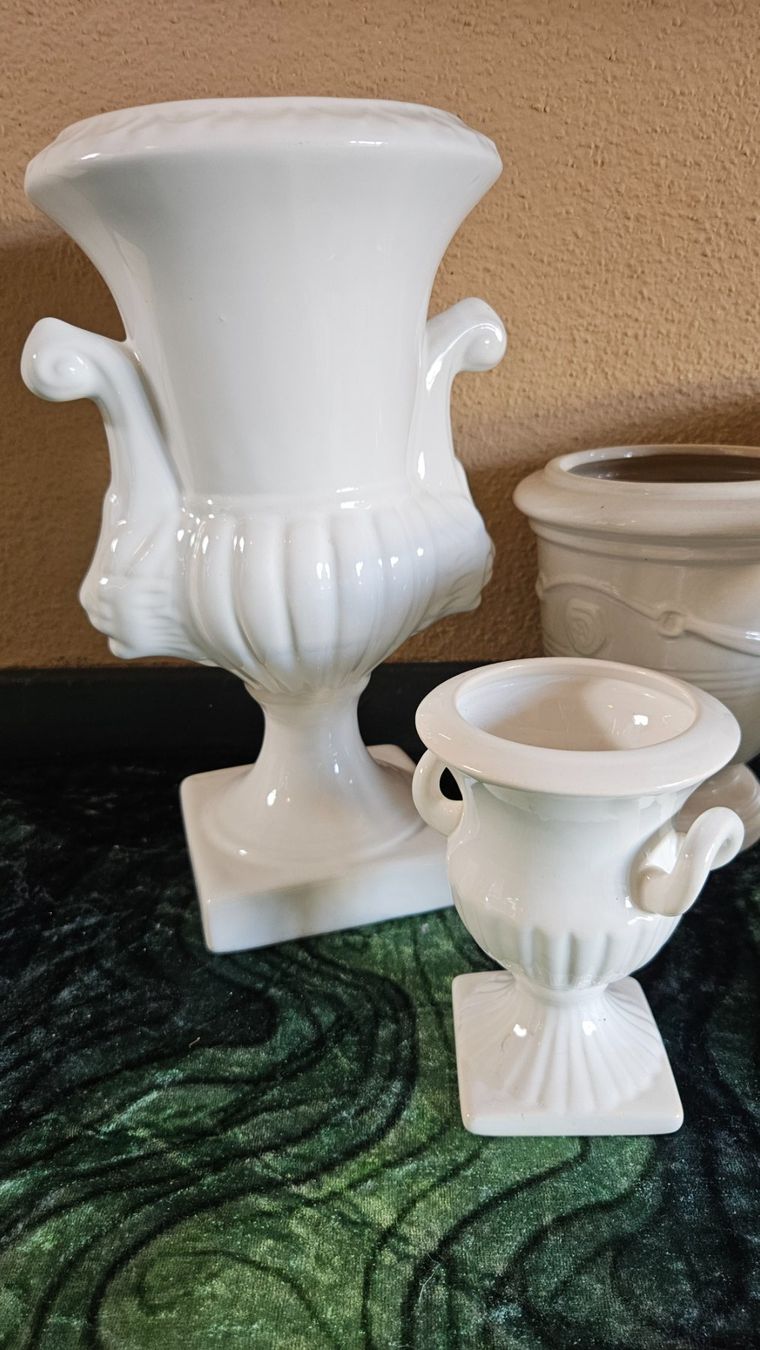 Vasi per fiori: Blumentöpfe 6 Stk / Weiss – Usato da Basel venduto da True_Hofer_Store 1