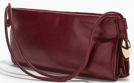Élégant sac à main bordeaux esprit vintage