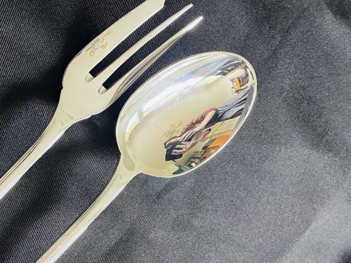 Christofle Set di posate: Christofle America, Couverts à servir, comme neuf – Nuovo (secondo la descrizione) da Morges venduto da bijouxsterling2019 4