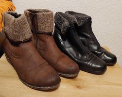 Winterstiefeletten von Gabor und Rieker, Gr. 38 + 38.5