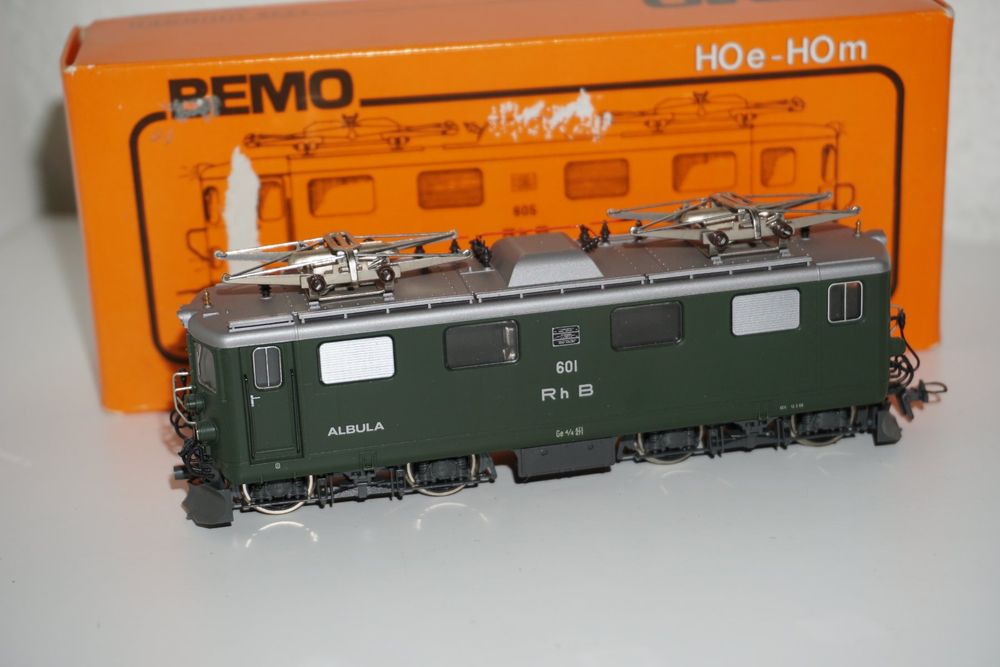 4∑ Bemo 1259/2 RhB Ge 4/4 602 Bernina Grün Veraltert  Gebraucht  In Gruen Veraltert 1214830998