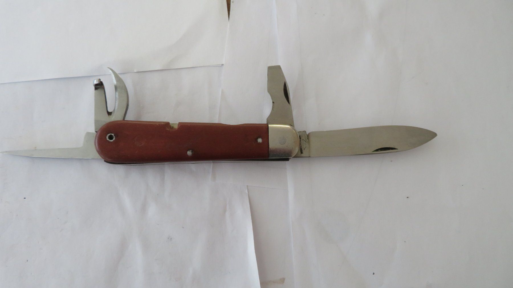 Schweizer Armee Coltelli tascabile: Sackmesser Schweizer Armee 1951, Wenger Inox – Usato da Wetzikon ZH venduto da morda1954