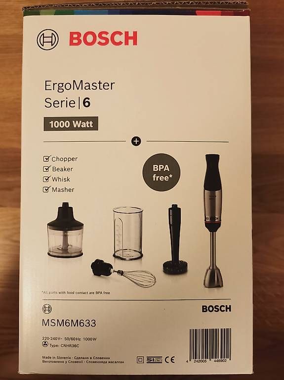 Bosch Elettrodomestici da cucina: Bosch ErgoMaster Serie 6 1000W – Nuovo e nell'imballaggio originale da Meilen venduto da P.K93 1