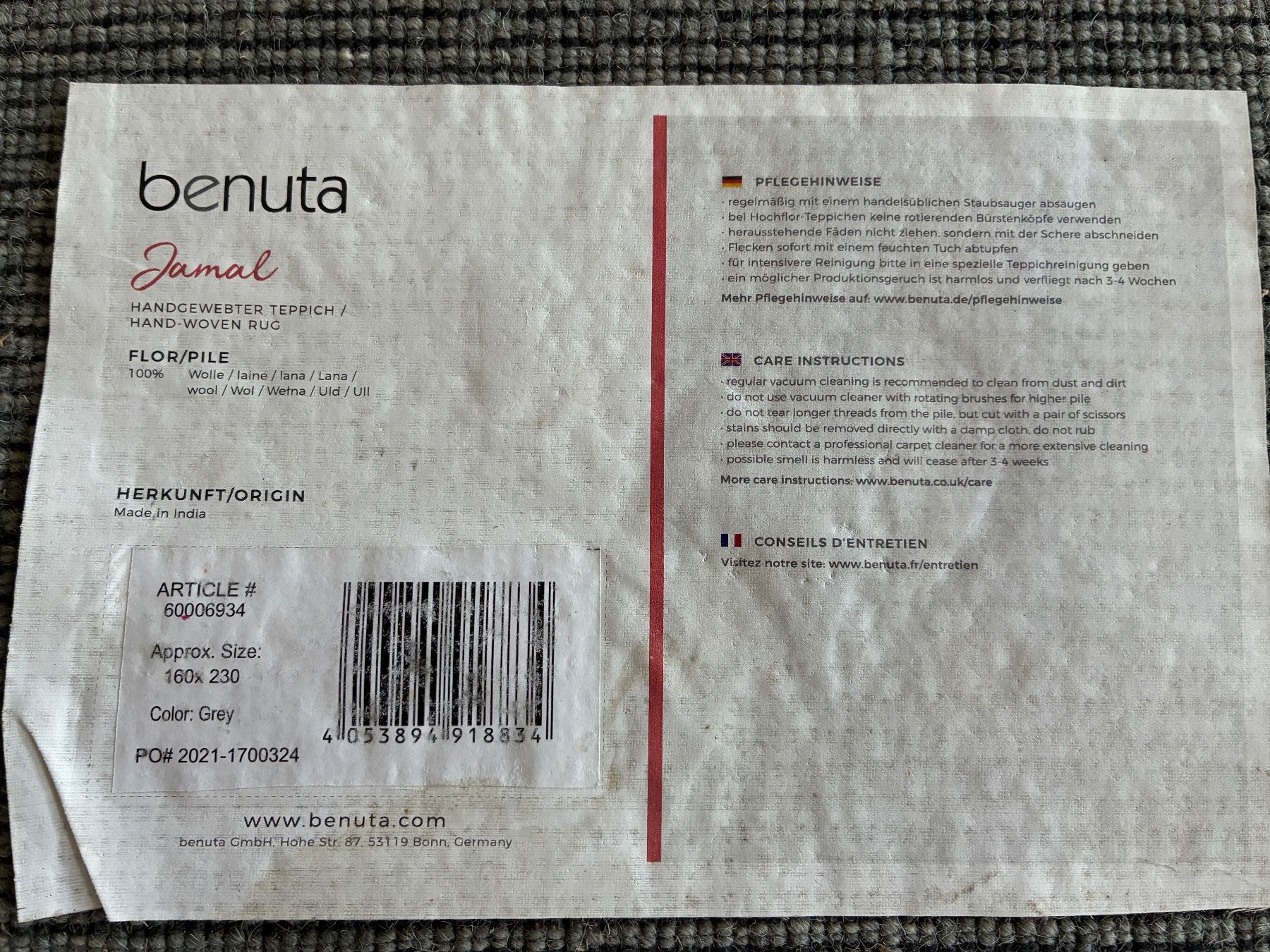 Tappeti: Teppich – Usato da Gelterkinden venduto da Fisch1960 2