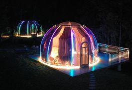 Transparente Bubble Suites und Kajaks – Sammelbestellung