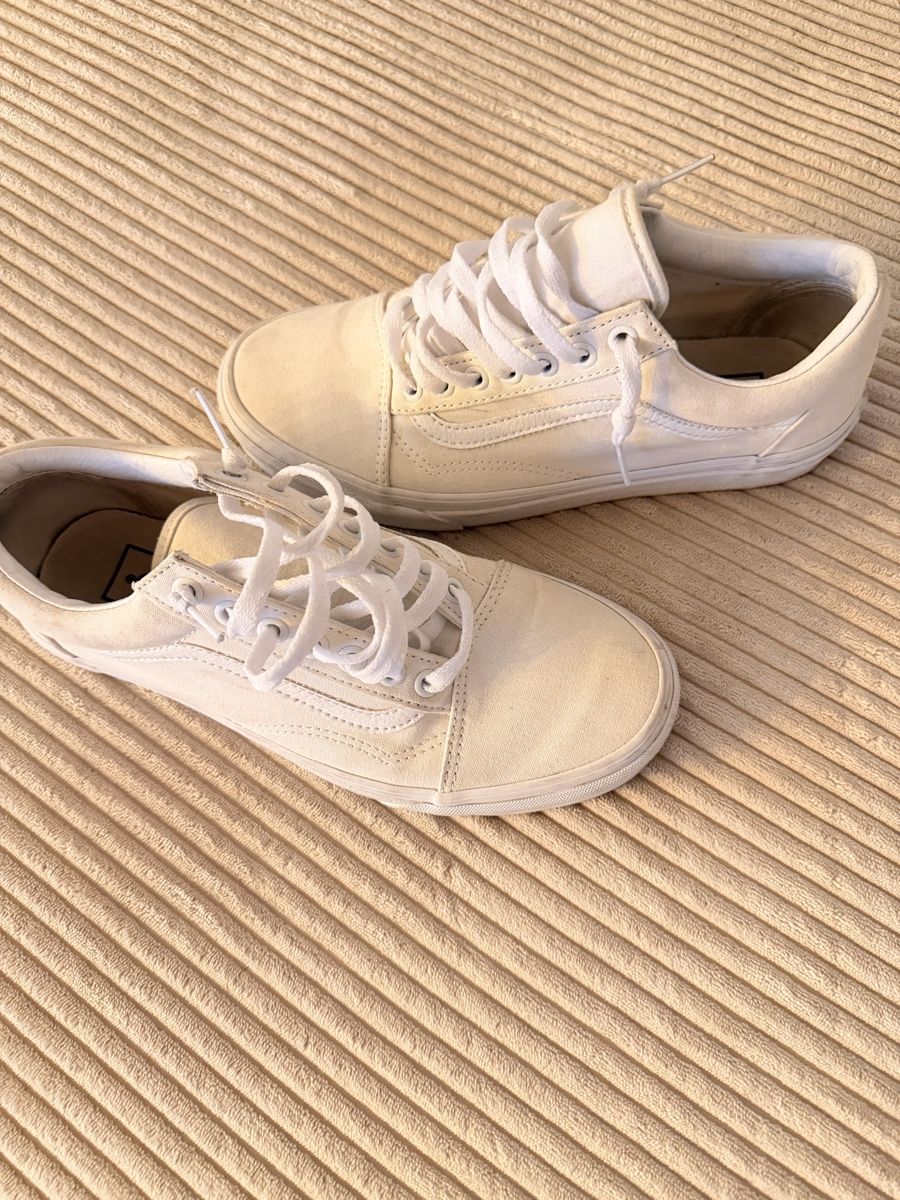 Vans Scarpe da uomo: Vans Old Skool Sneaker Weiss Grösse 40 – Usato da Orpund venduto da mar_qrp6 3
