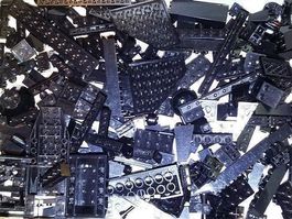 Lego 200 Schwarze Teile Noires -K40