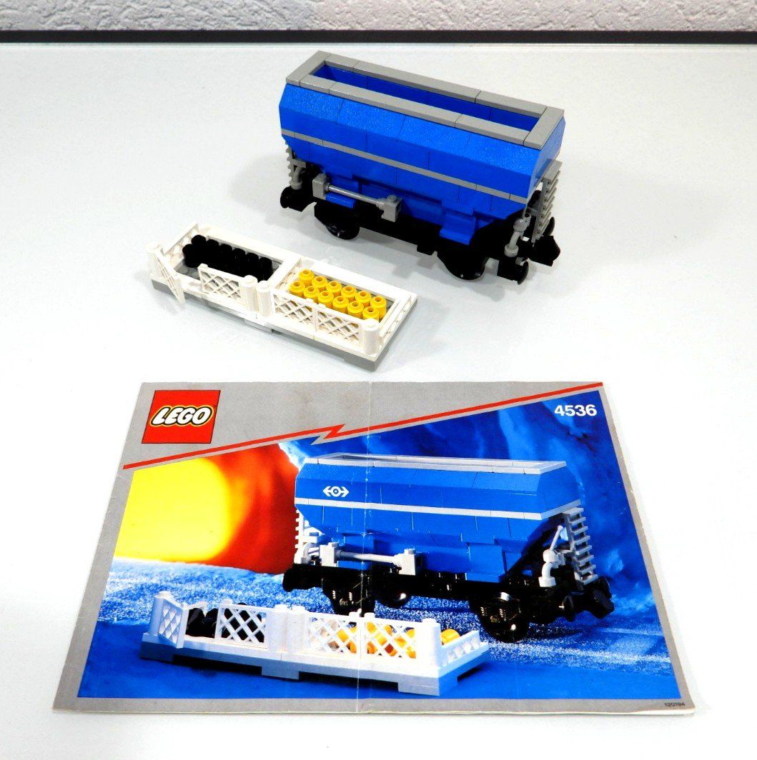 Lego Baukästen: LEGO EISENBAHN 4536 BLAUER SCHÜTTGUTWAGON – Gebraucht aus Turbenthal von Ddanuh 2