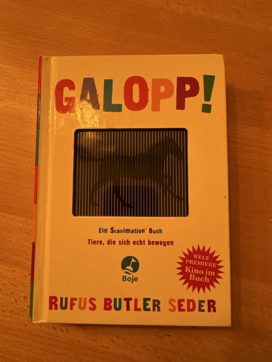 Bücher: GALOPP Ein Scanimation Buch – Gebraucht aus Birmensdorf ZH von DinoC13