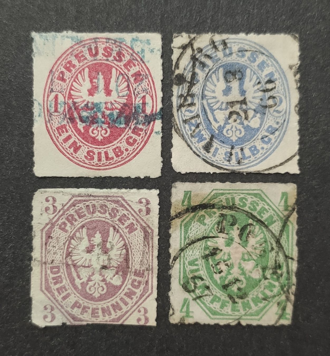 Tutti i francobolli: Preussen 1861-65, gestempelte – Usato da Wil SG venduto da Zazal