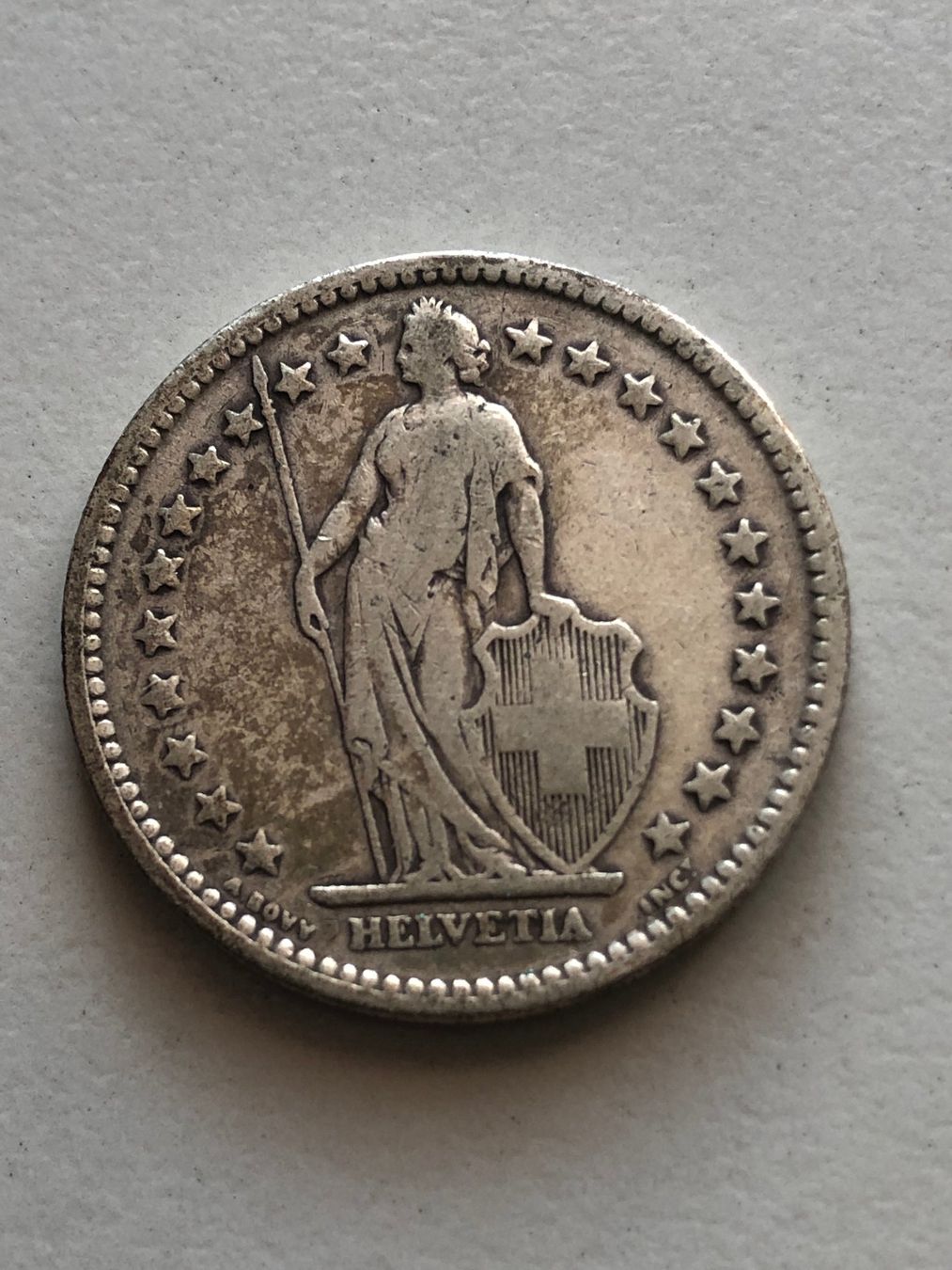 Tutti le monete: 2 Fr. 1903 – Usato da Schötz venduto da Odpa 1