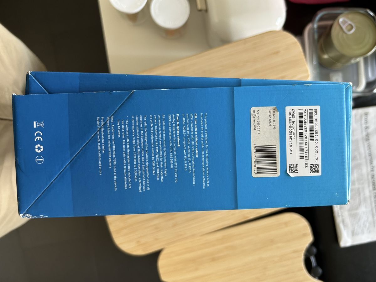 Fritz Modem & Router: FRITZ!Box 7590 – Usato da Basel venduto da kitu 3