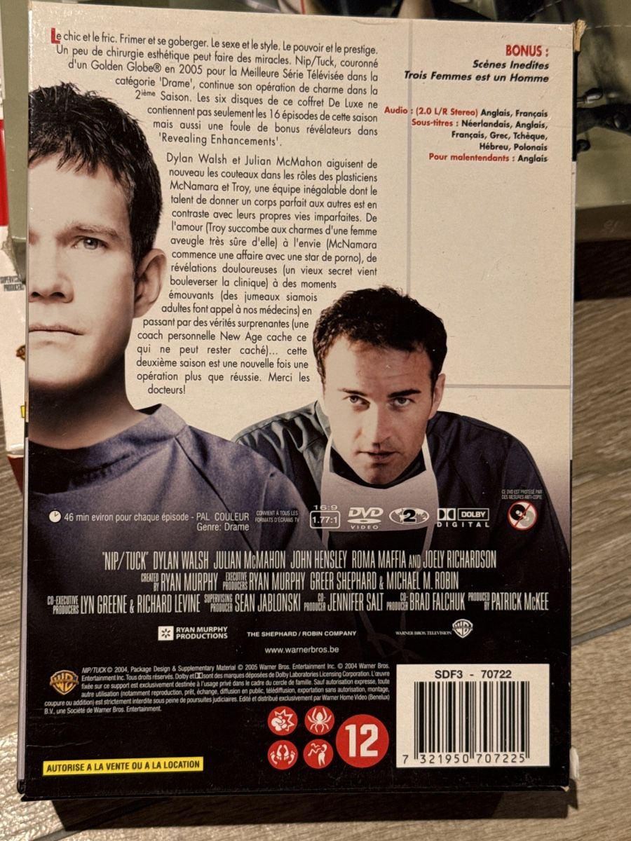 Tutti i DVDs: Coffret DVD Nip/Tuck série complète saisons 1 à 3 – Usato da Miécourt venduto da Dinedine9494 2
