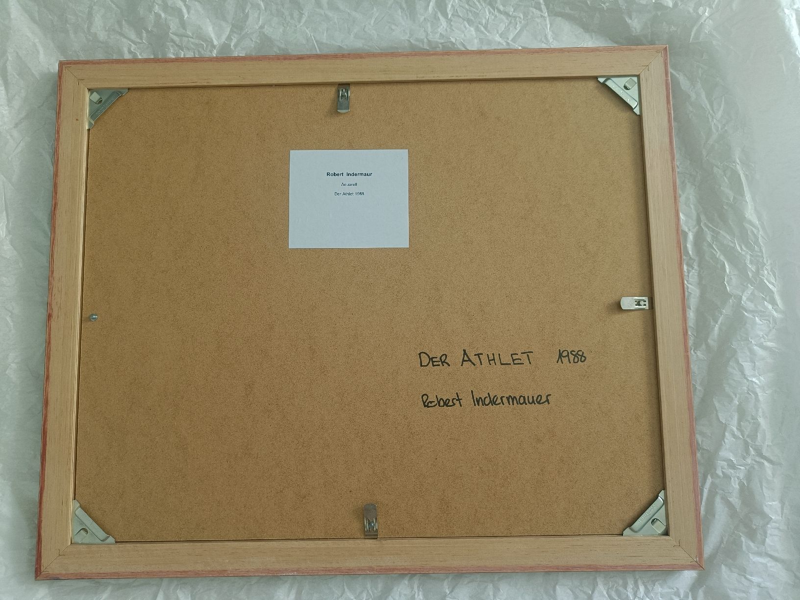 Gemälde: Der athlet 1988 – Gebraucht aus Rotkreuz von Prelovedswitzerland 3