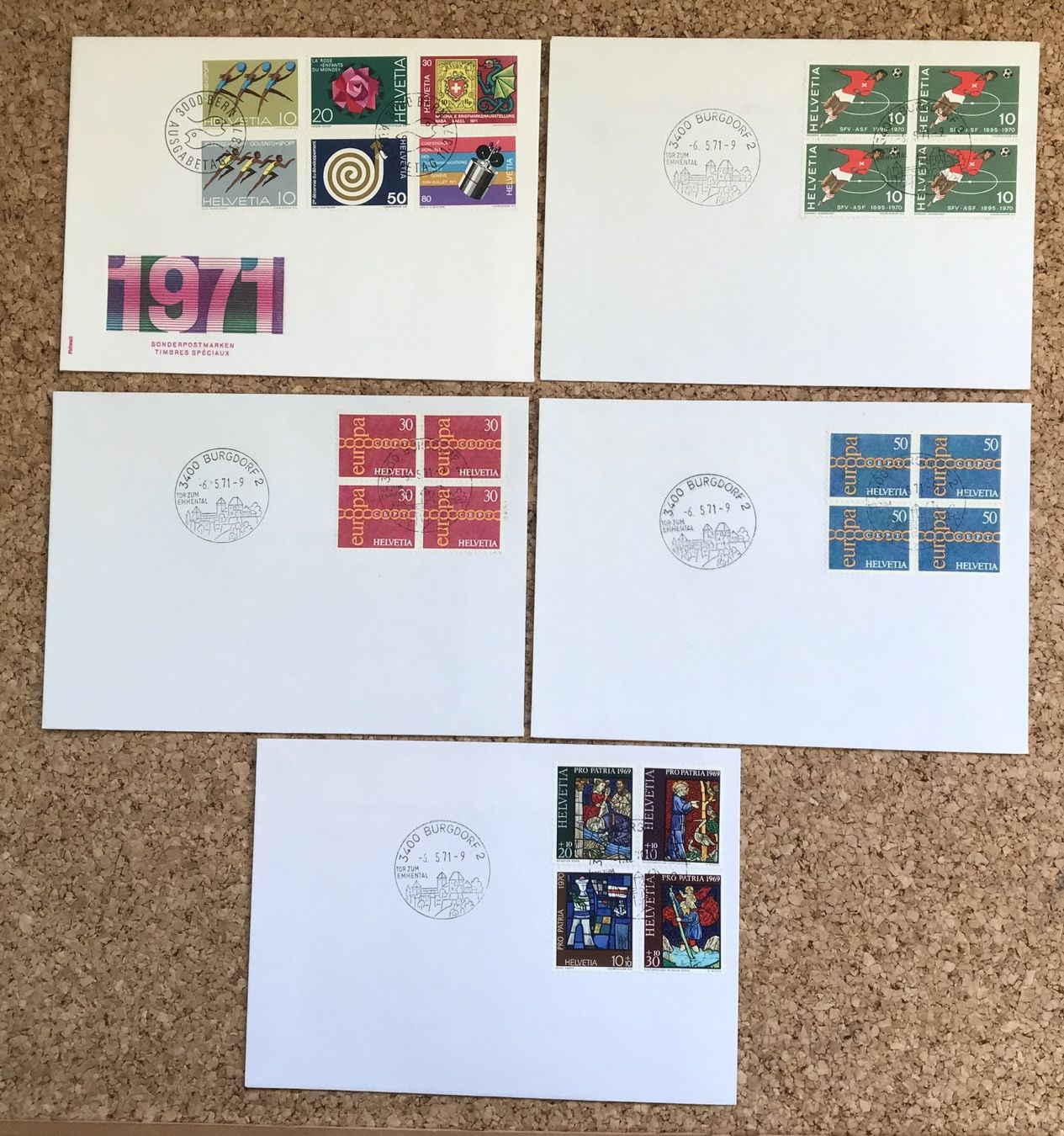 Alle Briefmarken: DIVERSE – Gebraucht aus Ostermundigen von Kari1937