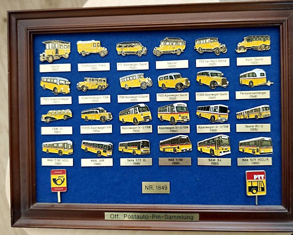 Placchette & Badge: Offizielle Postauto Pinsammlung – Usato da Rorbas venduto da Fa18
