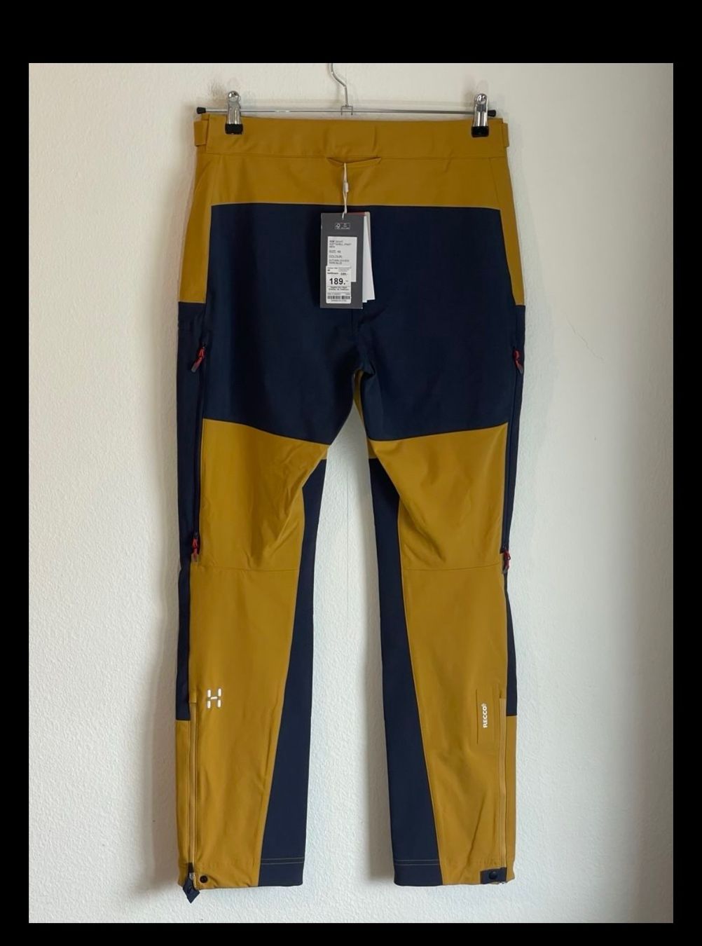 Haglöfs Pantaloni: HAGLÖFS Roc Sight Softshell Pant Men Orange et bleu - 48 – Nuovo e nell'imballaggio originale da Hauterive NE venduto da Leo_o 1