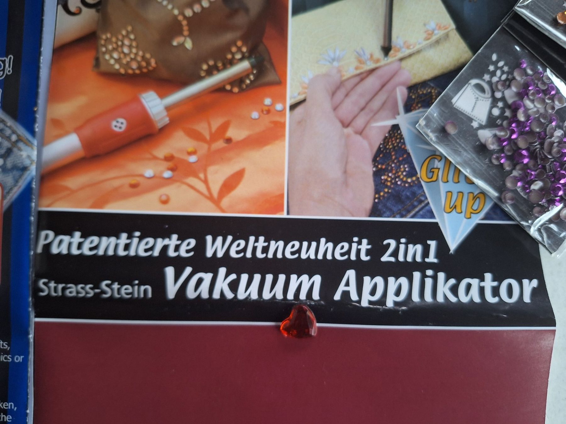 Kit bricolage: BASTELN - STRASS VAKUUM APPLIKATOR – Nuovo (secondo la descrizione) da Huttwil venduto da Kunterbuntli 1