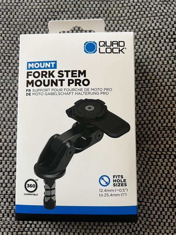 QuadLock/Mount Fork Stem Mount Pro Kaufen auf Ricardo