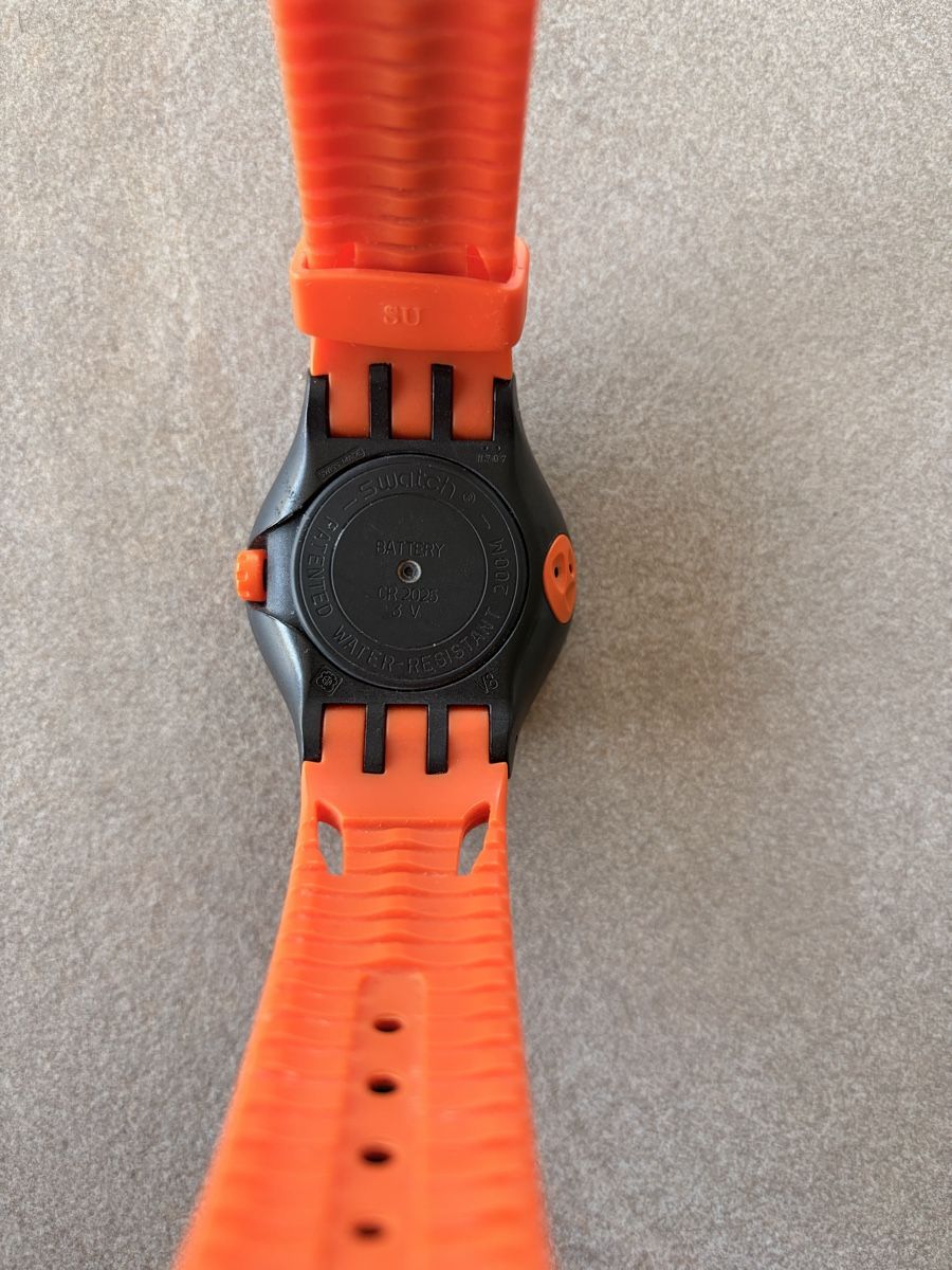Swatch Bracciali & Braccialetti: Swatch ARANCIONE Taucheruhr – Usato da Suhr venduto da skyspotter 1