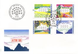 CH ATM 11-14 Jahreszeiten amtlicher FDC Unikat