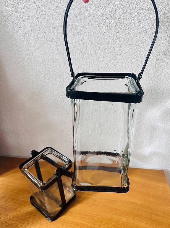 Kerzenständer: Windlichter aus Glas und Metall – Gebraucht aus Zürich von uschadow 2