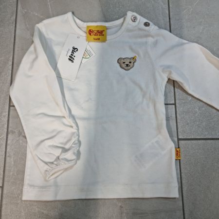 Steiff Langarmshirt Gr. 74 mit Teddy Logo, neu
