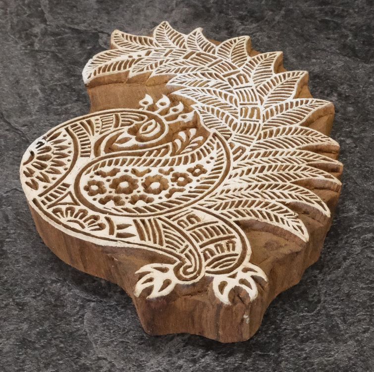 Holzstempel Mit Kiefernzapfen-Motiv – FSC 100% Zertifiziert, Für Weihnachtskarten & Bastelprojekte, 8 Cm