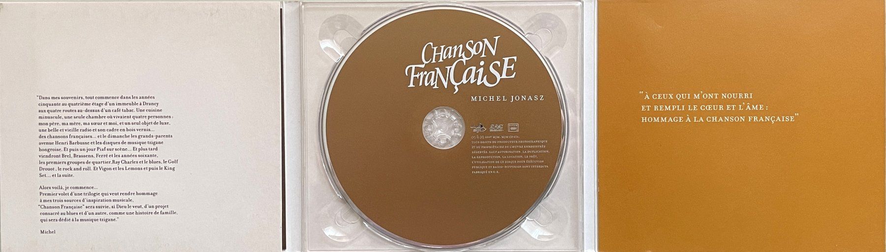 CDs: Michel Jonasz CD Digipack - Chanson française – Gebraucht aus Savagnier von Ne2065 2
