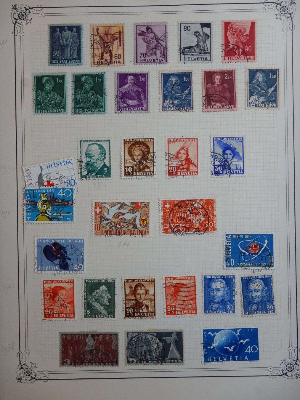 Tutti i francobolli: Schweiz Sammlung ab alt – Usato da Zürich venduto da Muehlekauf 3