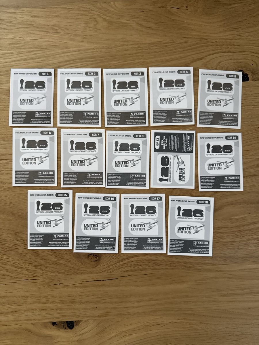 Panini Carte collezionabili: Panini Klebe Bilder Wm 2026 Korea – Nuovo (secondo la descrizione) da Gamsen venduto da Lionel321 1
