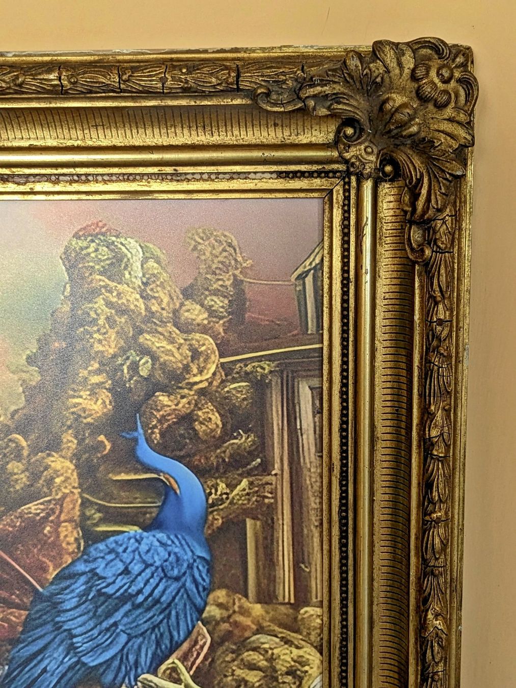 Cornici: Antiker barocker Rahmen mit einzigartigen Kunstwerk, limitie – Usato da Gross Drewitz venduto da Kronleuchter-online 2