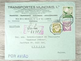 TR05 Enveloppe + Timbre Portugal 1941