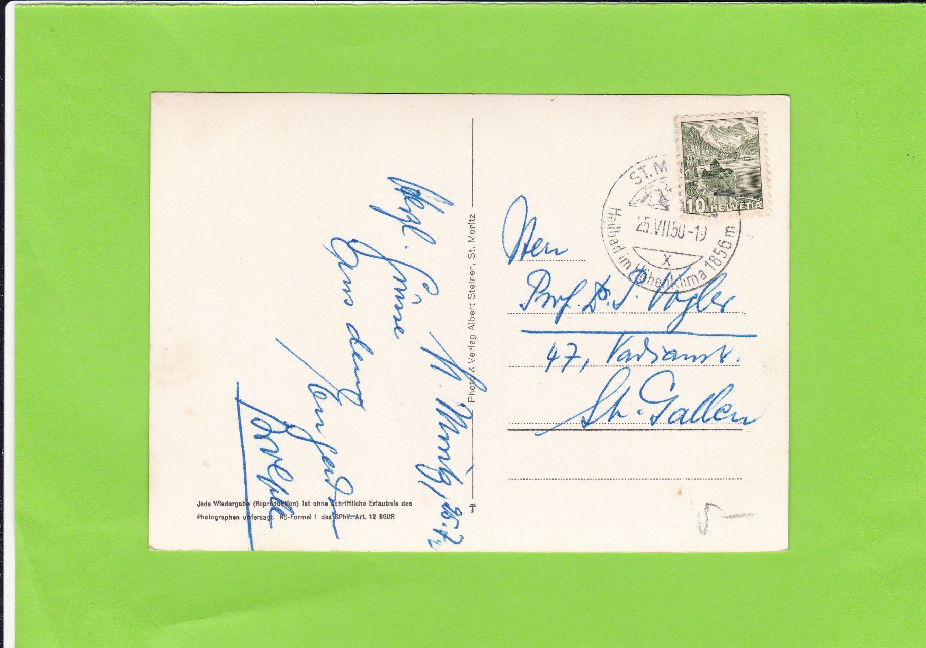 Cartes postales: St. Moritz – D'occasion à St. Peterzell par neckertal 1