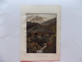 Moveran Wallis kolorierter Stahlstich