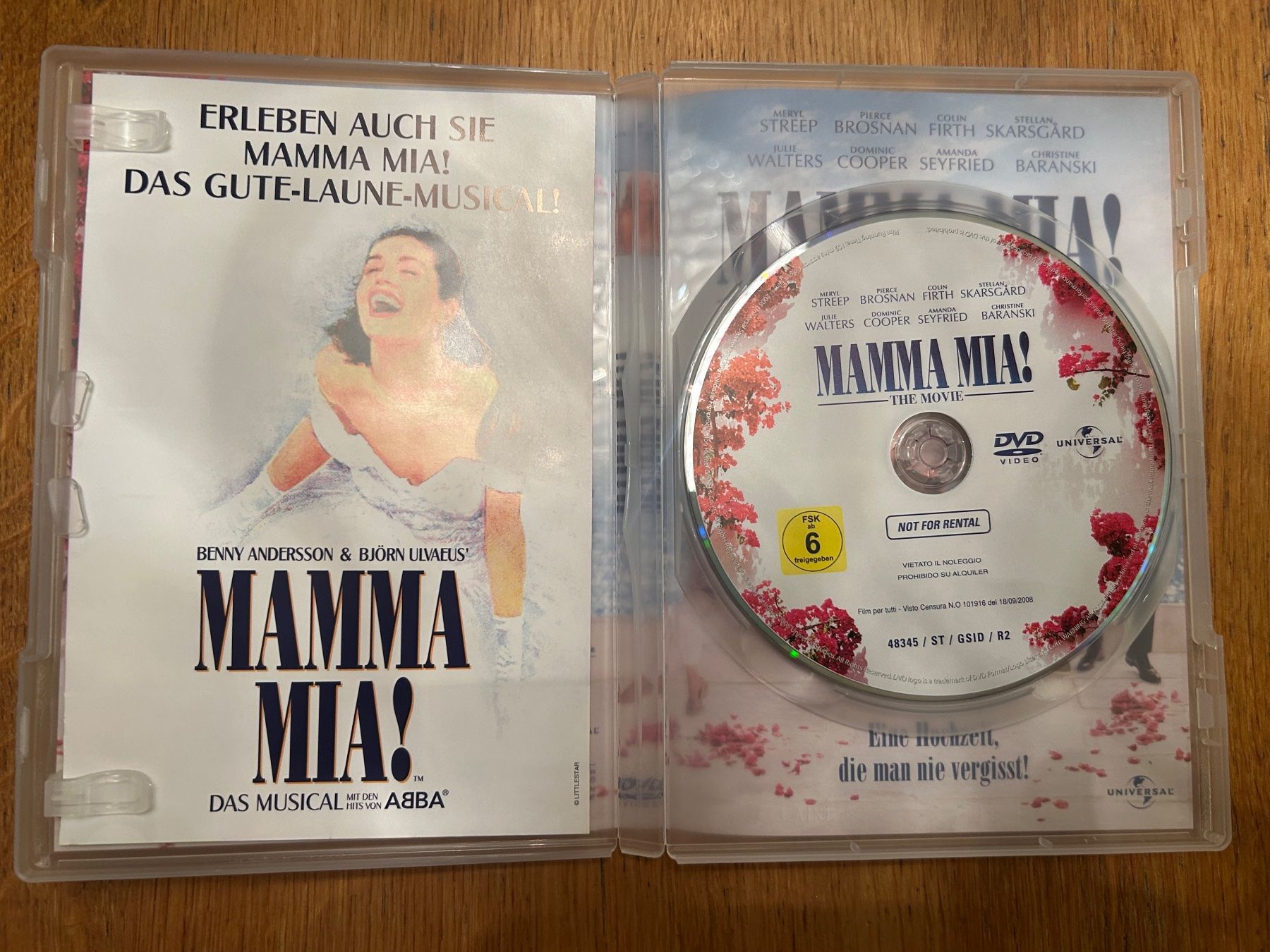 Tutti i DVDs: Mamma Mia - Der Film – Usato da Urnäsch venduto da Winterzauber12 2