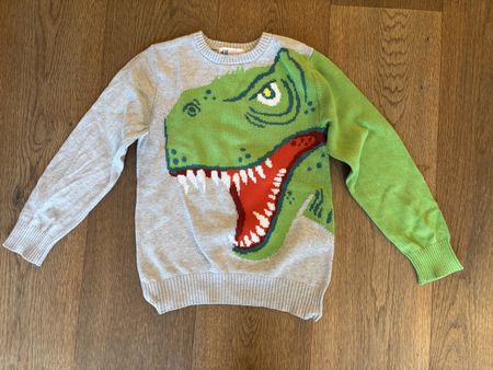 H&M Strickpulli Dino Grösse 122/128