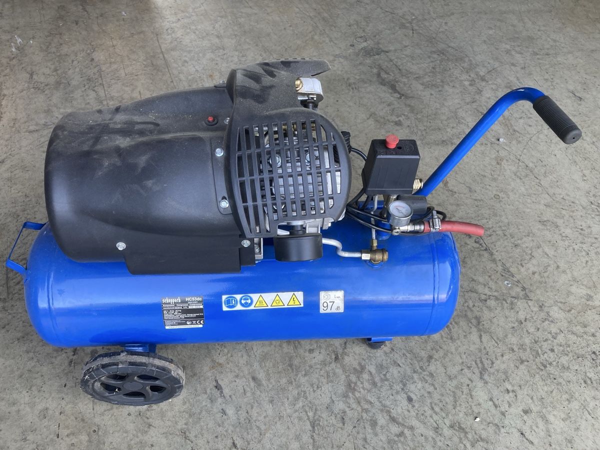 Scheppach Kompressoren: Druckluftkompressor Scheppach HC53dc 50L 2,2kW 10bar – Gebraucht aus Uerkheim von Dealer-4813