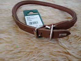 Hunter Hundehalsband rund Nappa Leder 51-56 cm