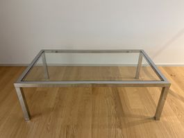 Couchtisch Glas/Chrom, 120x70cm