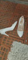 Damen Pumps  weiss Absatzschuhe gebraucht