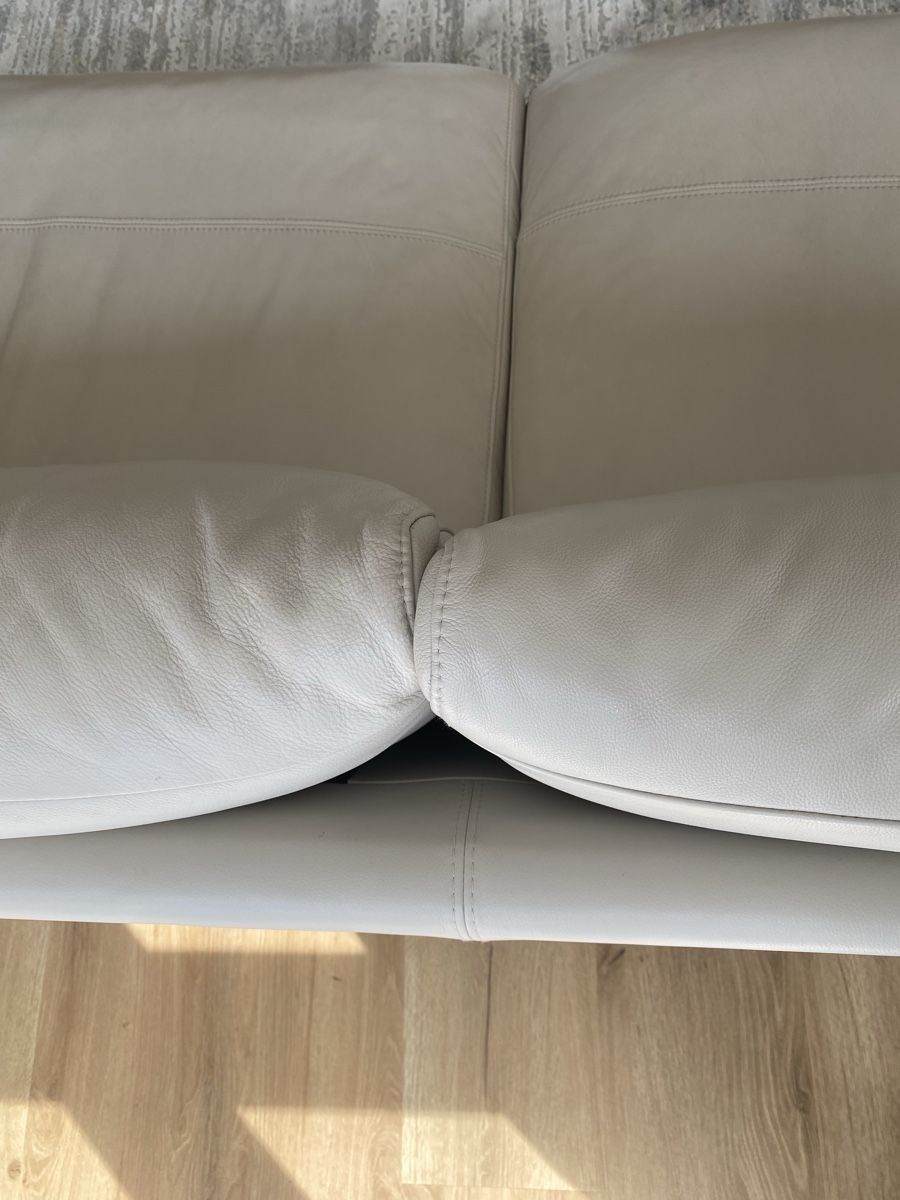 Sofas: Ledersofa in light grey – D'occasion à Winterthur par JasonHa 5