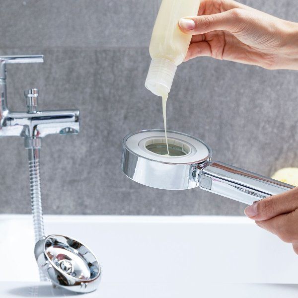 Soffioni doccia: Doppel-Dusch-Brause mit 3-in-1-Spender – Nuovo e nell'imballaggio originale da Geneve venduto da Titi2008 6