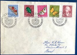 1957 Satzbrief PJ - Tag der Briefmarken Basel