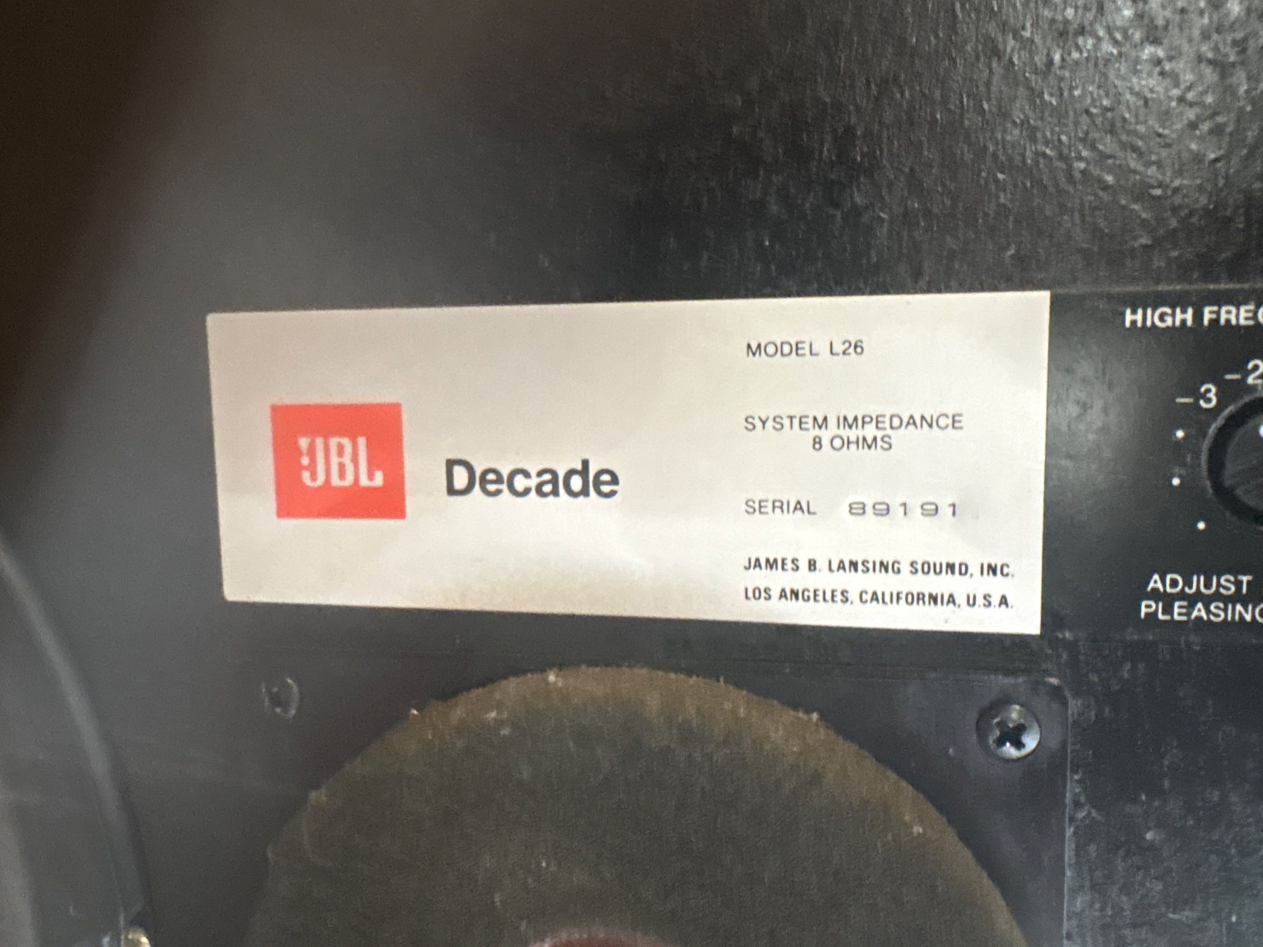 JBL Casse acustiche: Jbl l26 – Usato da Onnens VD venduto da Vintage-Hifi-Store 5