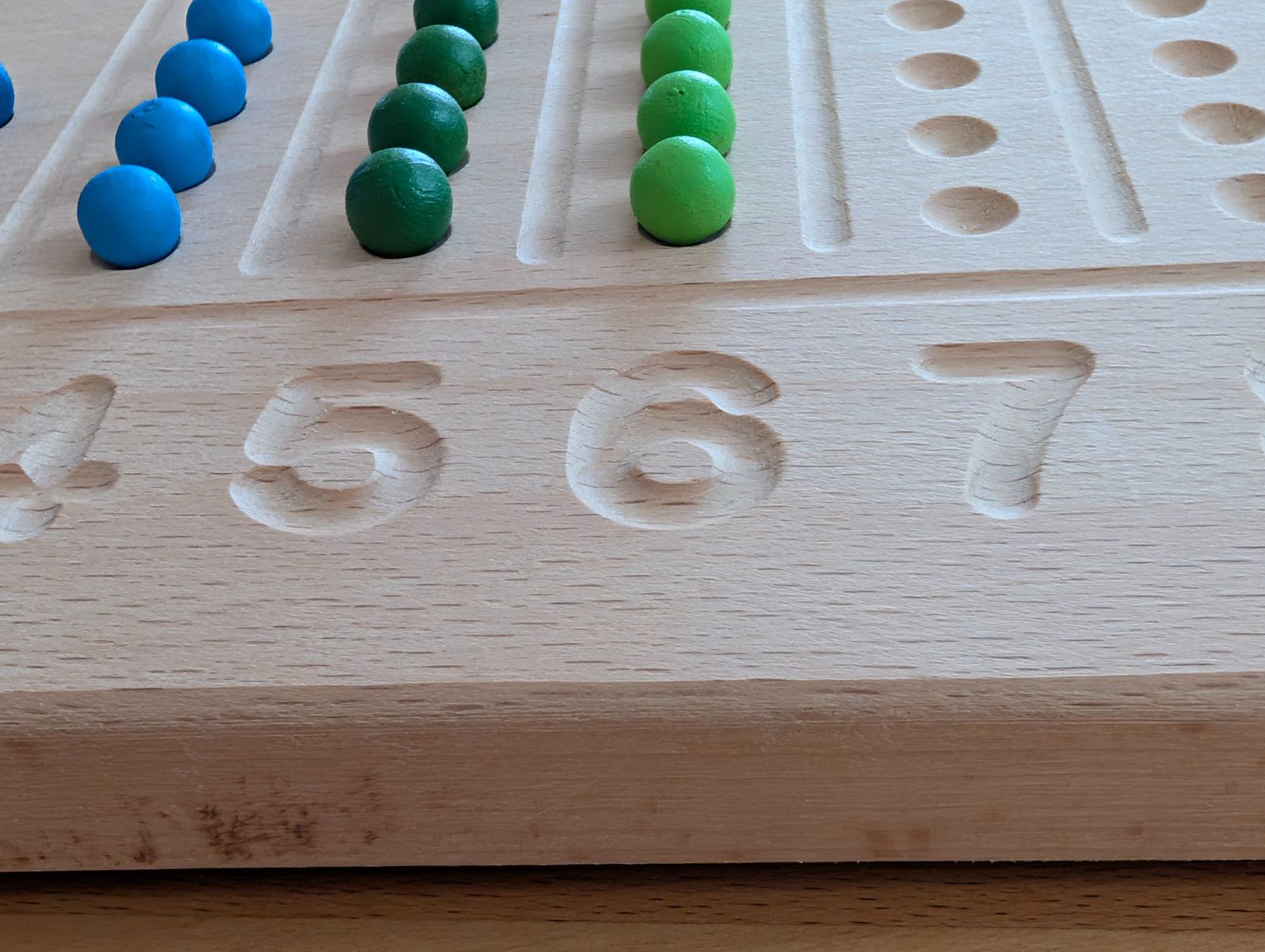 Holzartikel: Zahlentafel Holz – Neu (gemäss Beschreibung) aus Weite von Nur63 3