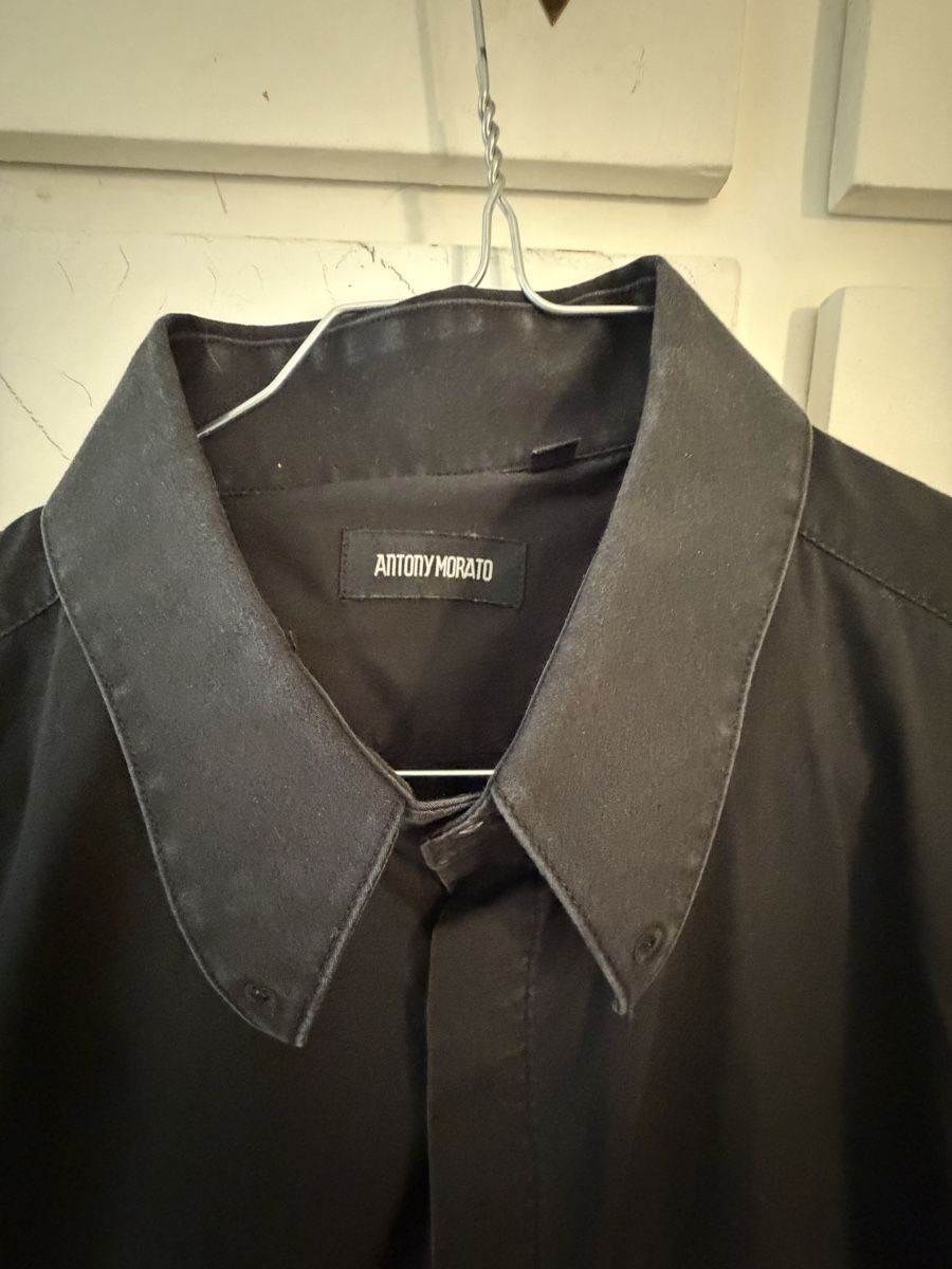 Camicie: Camicia Antony Morato nera taglia 50 L cotone elasticizzato – Usato da Lugano venduto da can_xdd8
