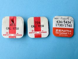 ZENITH- Cal. 1730 No 415 & 724  / Cal. 1730/1740 No 434/5434